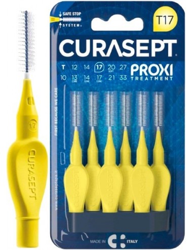 Curasept Proxi T17 Giallo/yellow 6 Pezzi