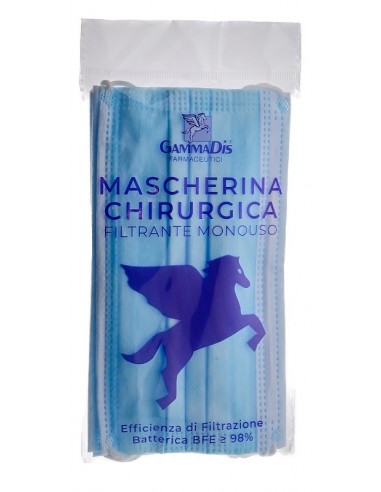 Mascherina Chirurgica 3 Pezzi Gammadis