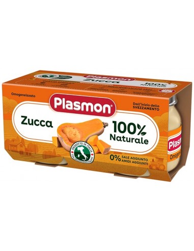 Plasmon Omogeneizzato Zucca 2 X 80 G