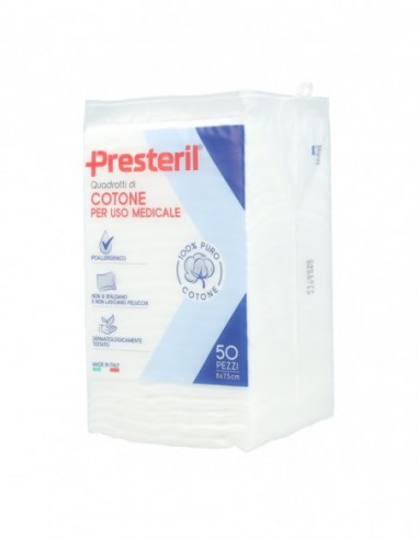 Quadrotti Cotone Idrofilo Presteril...