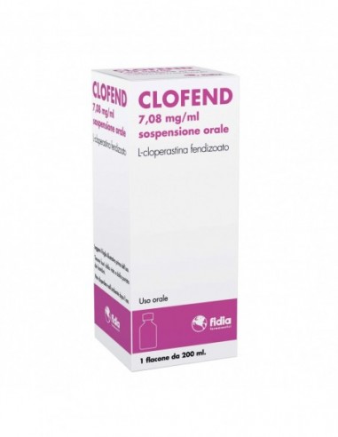 Clofend Orale Sosp 200 Ml 7,08 Mg/ml