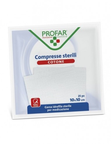 Garza In Cotone Profar Compressa 10 X...