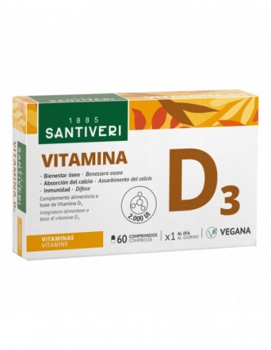 Vitamina D3 2000ui Vegetale 60 Compresse