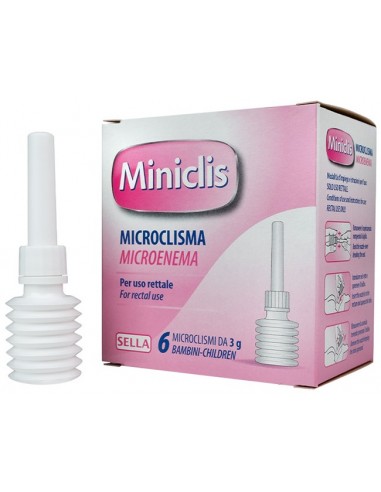 Miniclis Bimbi 3 G 6 Microclismi