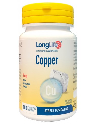 Longlife Copper 100 Compresse Rivestite