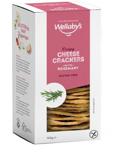 WELLABY'S CRACKERS ROSMARINO 100 G