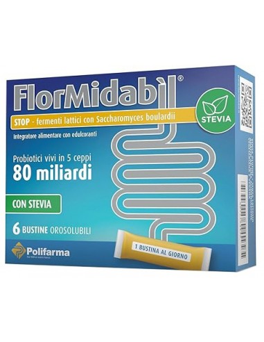 Flormidabil Stop 6 Bustine Con Stevia