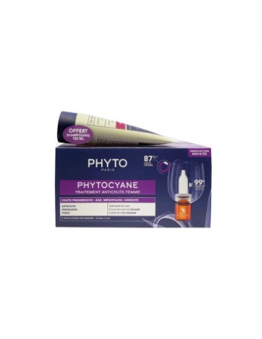 Phyto Paris Set Cyane Reac 12 Fiale...