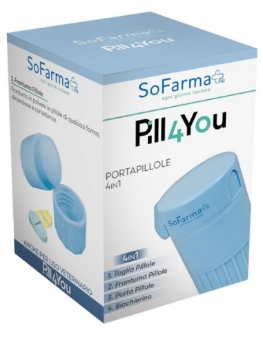 Pill4you portapillole 4 in 1 sofarmapiu'