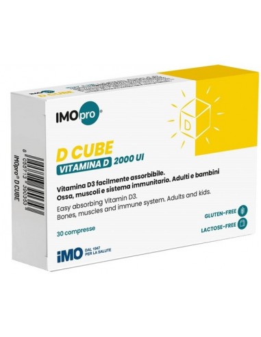 Imopro d cube 30 compresse 600 mg