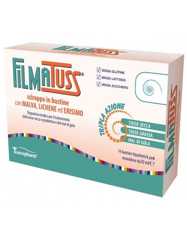 Filmatuss sciroppo 14 bustine liquid...