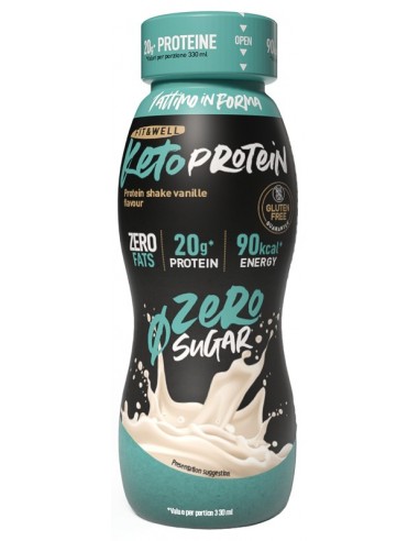 Keto protein shake vaniglia 330 ml
