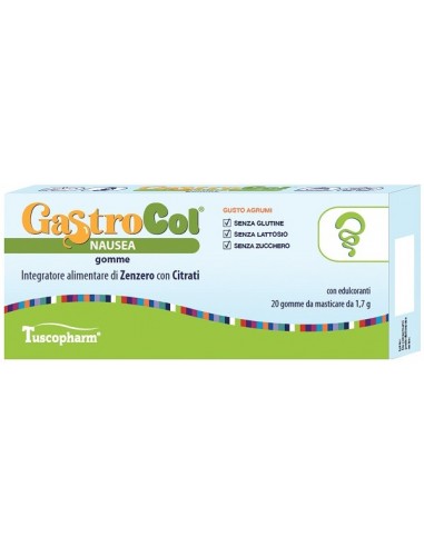 Gastrocol nausea gomme gusto agrumi 34 g