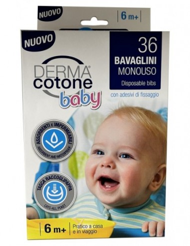 Dermacotone baby bavaglini monouso 36...
