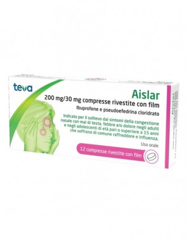 Aislar*12cpr riv 200mg+30mg