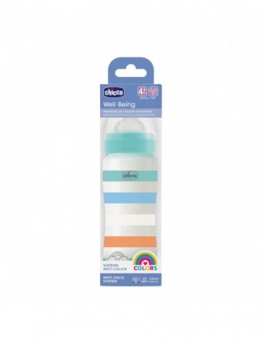 Chicco biberon wb pp azzurro da 330...