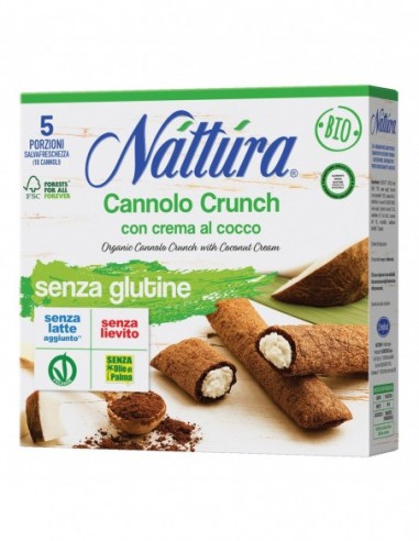 Nattura cannolo crunch con crema al...