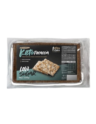 Keto focaccia 2 pezzi da 90 g