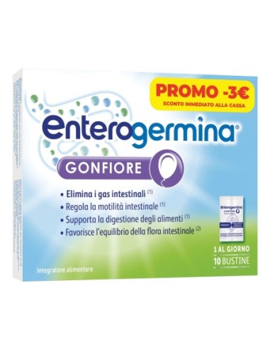 Enterogermina gonfiore 10 bustine 4 g...