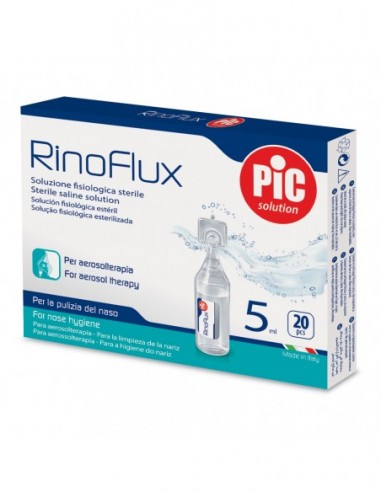 Soluzione isotonica rinoflux+ 5 ml 50...