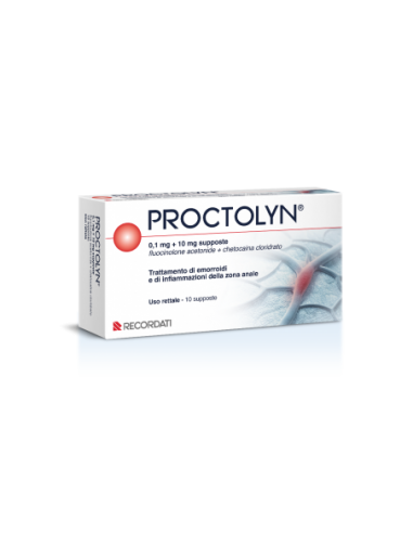 Proctolyn 10 Supp 0,1 Mg + 10 Mg