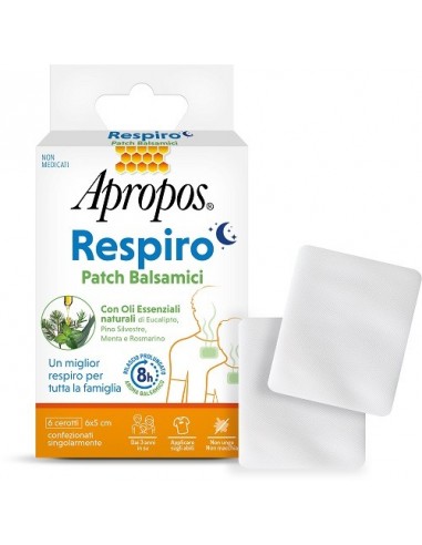 Apropos respiro patch balsamici 6 pezzi