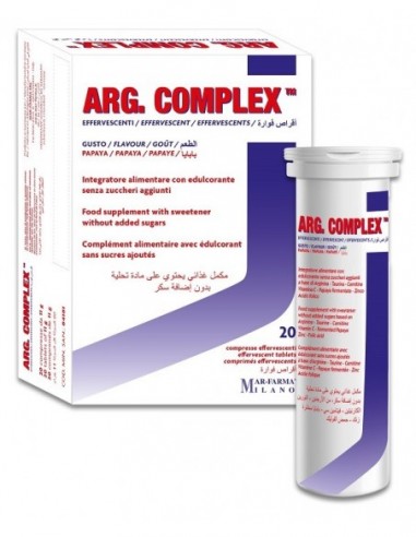 Arg complex 20 compresse effervescenti