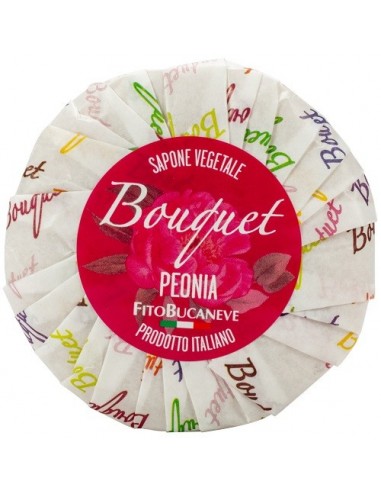 Bouquet sapone vegetale peonia 100 g