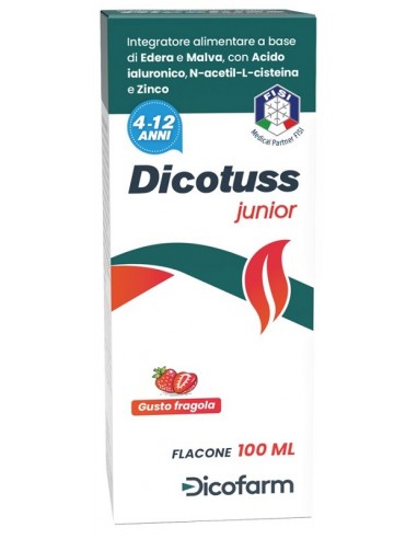 Dicotuss junior gusto fragola 100 ml