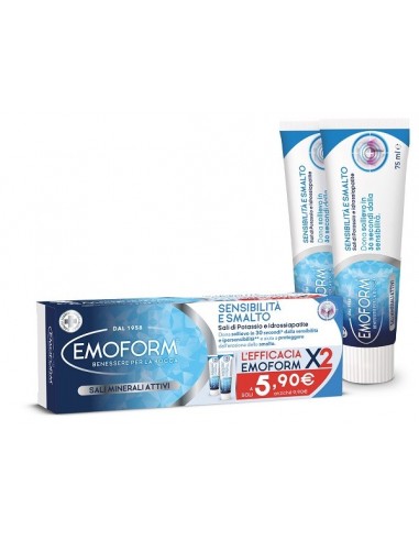 Emoform sensibilita' e smalto 75 ml...
