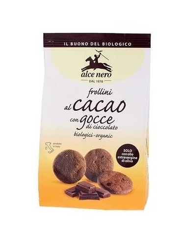 Frollino al cacao con gocce di...
