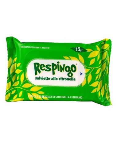 Respingo salviette citronella 15 pezzi