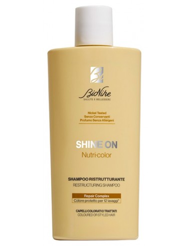 Bionike shine on nutri-color shampoo...