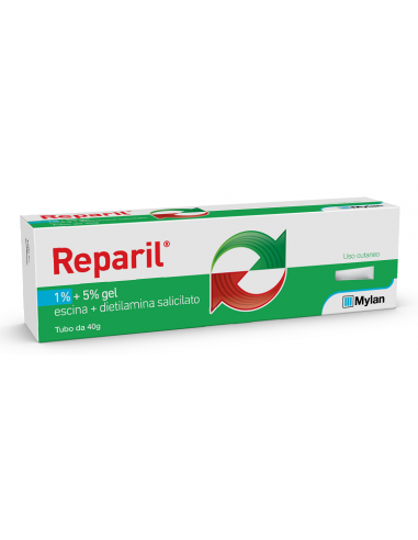 Reparil Gel 40 G 1% + 5%