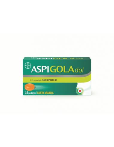 Aspigoladol 16 Pastiglie 8,75 Mg Arancia