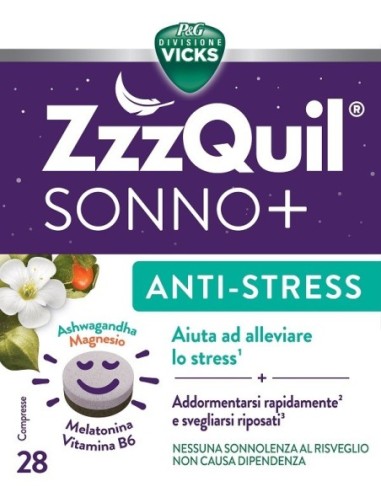 Vicks zzzquil sonno+ antistress 28...