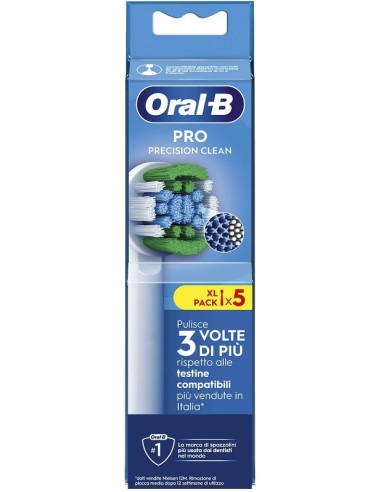 Oralb precisionclean refill 5 pezzi