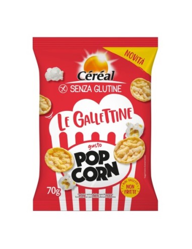 Cereal gallettine gusto pop corn 70 g