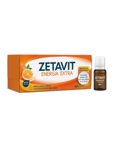 Zetavit energia extra 12 flaconcini 8 ml