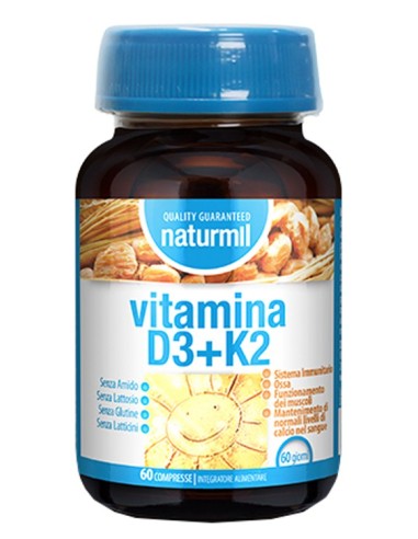 Naturmil vitamina d3+k2 60 compresse