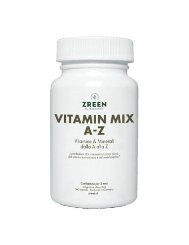Zreen vitamin mix a-z 360 capsule