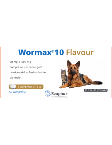 Wormax 10 Flavour 5x10 Cpr 50 Mg +...
