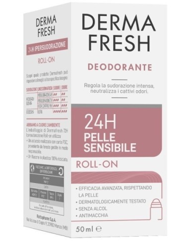 Dermafresh 24h pelle sensibile roll...