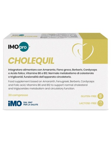 Imopro cholequil 30 compresse nuova...