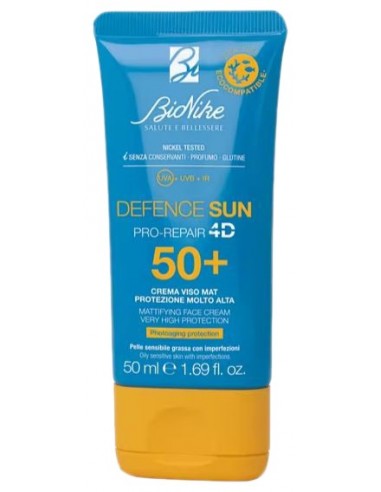 Defence Sun 50+ Crema Viso Mat 50 Ml