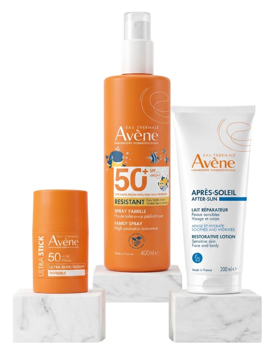 Kit Solari Avène Famiglia SPF50+ in offerta su Granfarma