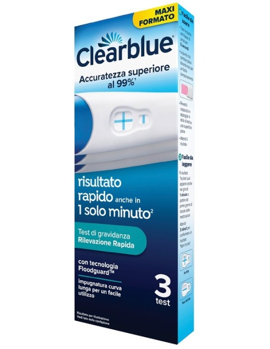 Clearblue test gravidanza rilevazione...