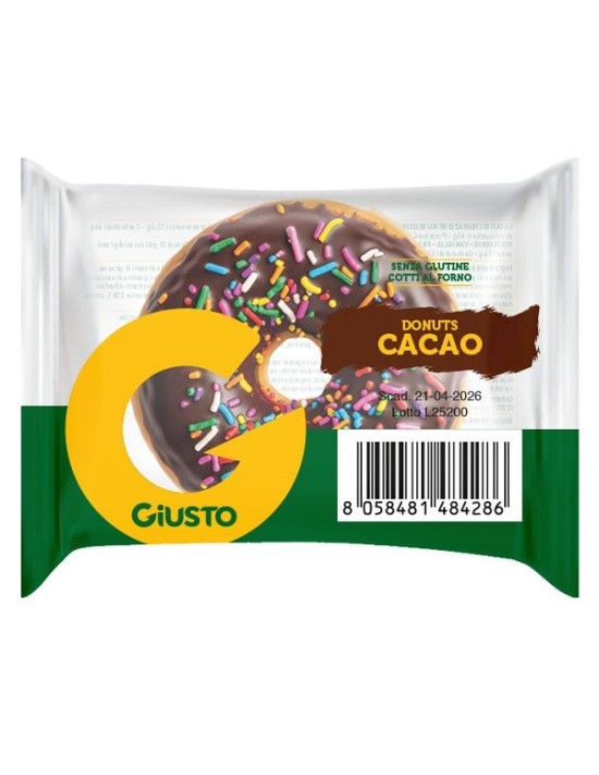 Giusto senza glutine donuts cacao 35 g