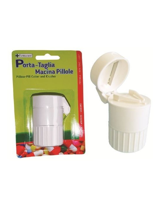 Porta-taglia macina pillole