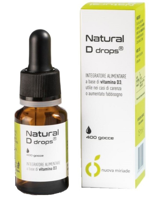 Natural d drops gocce 15 ml